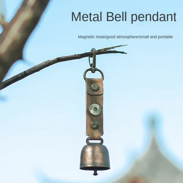 Camping Bell For Hiking Loud Outdoor Safety Bear Bell For Hikers Helps To Prevent Startling Wild Animals Hiking Survival Tools