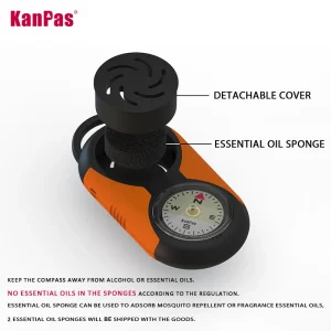 KANPAS Outdoor Carry-on Thermometer and compass set/Quality Thermohygrometer for Outdoors/outdoor companion/THY-25/THA-25