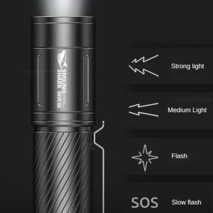 Xiaomi Flashlight Strong Light Charging Ultra Bright Long Range Home Outdoor Mini Portable Emergency Light USB Charge LED Lamp