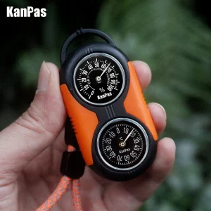 KANPAS Outdoor Carry-on Thermometer and compass set/Quality Thermohygrometer for Outdoors/outdoor companion/THY-25/THA-25