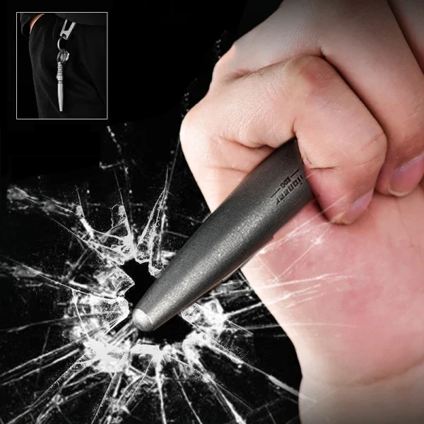 TC4 Titanium Portable EDC Signature Pen Mini Self Defense Window Breaking Pen Outdoor Camping Titanium Tactical Pen For Women's