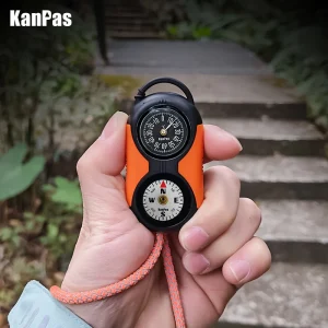 KANPAS Outdoor Carry-on Thermometer and compass set/Quality Thermohygrometer for Outdoors/outdoor companion/THY-25/THA-25