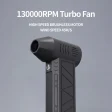 Air Blower 130000 RPM Blower For Desktop Cleaning Digital Equipment Dusting Car Dusting Industrial Grade Mini Jet Turbo Fan